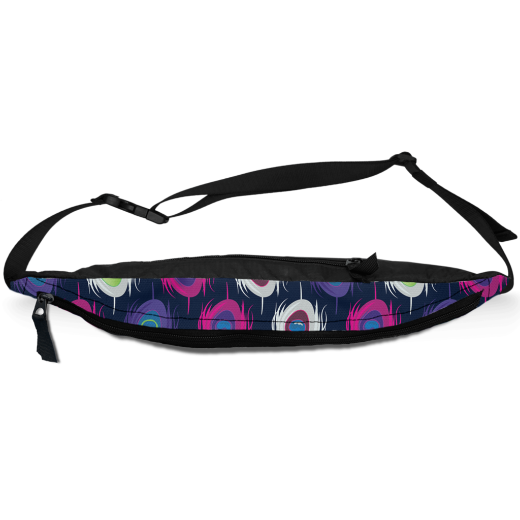 Peacock Splash Fanny Pack