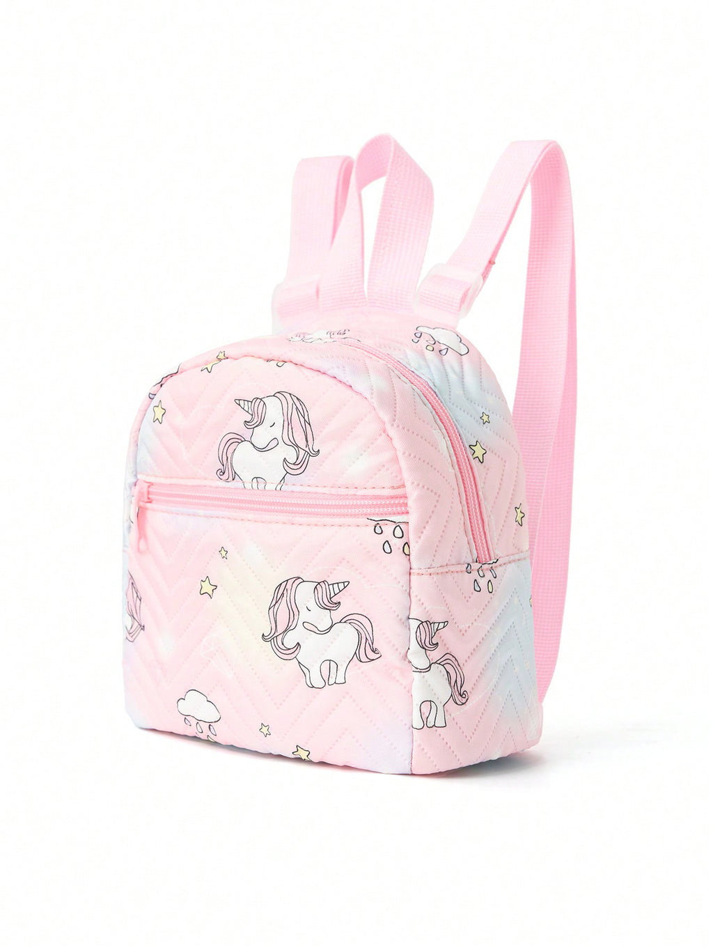 Foreign Trade Cross-border Hot-selling Backpack Women's Rainbow Multicolor PU Quilted Mini Backpack Fashion Casual High-end Sense Schoolbag