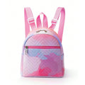Foreign Trade Cross-border Hot-selling Backpack Women's Rainbow Multicolor PU Quilted Mini Backpack Fashion Casual High-end Sense Schoolbag
