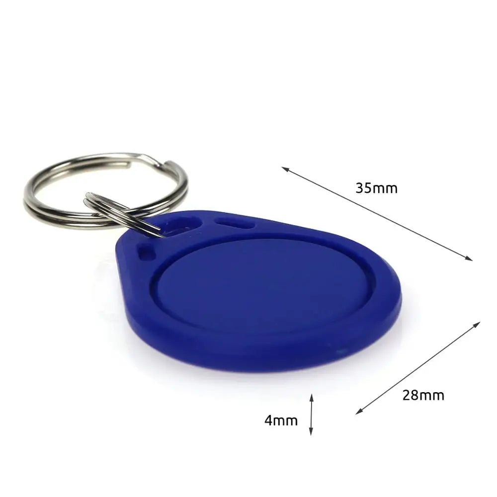 5YOA 10PCS 13.56Mhz UID RFID Keykobs Key Badge Token Copy Changeable Attendance CUID Clone Keychain Tag For Mif 1k S50 Writable